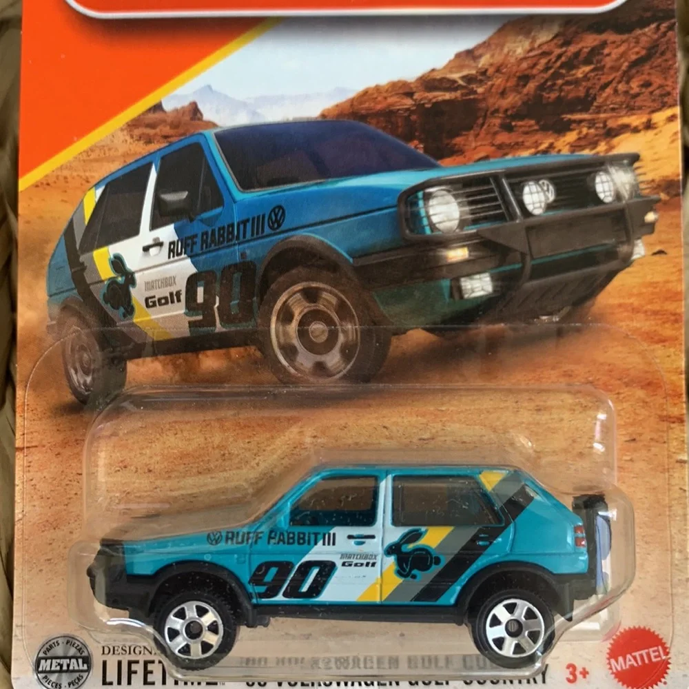 1990 Volkswagen Golf Country German VW Rabbit Matchbox 90s Blue Car MBX 2025 🆕